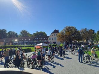Radfahrerkolonne