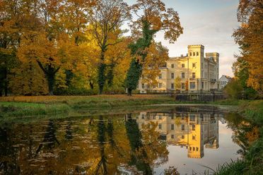 Herbststimmung am Schloss Steinhöfel