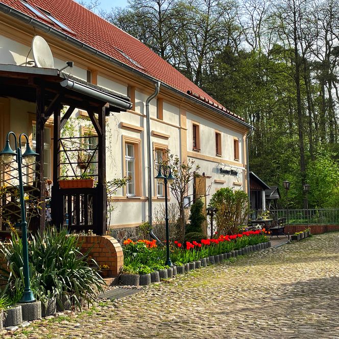 Ragower Muehle Außenansicht Sommer