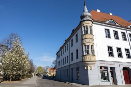 Häuserfassade des Bolfrashaus in Frankfurt Oder