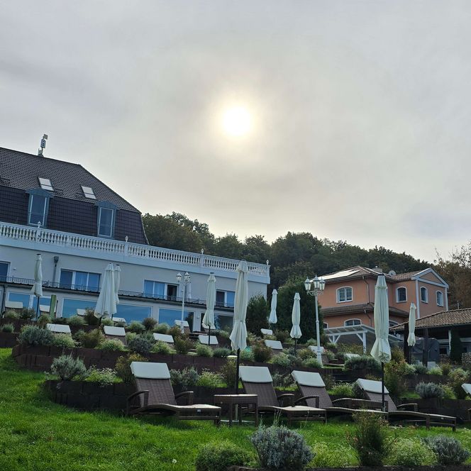 Hotel-Resort Märkisches Meer vom wasser aus