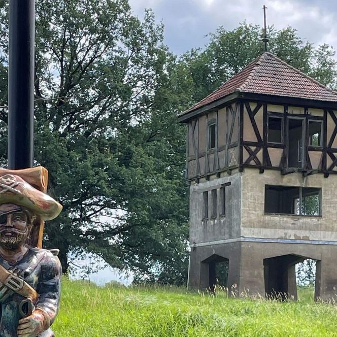 Turm Brieskow Finkenheerd vom Schiff auf Kaiser Wilhelm Kanal