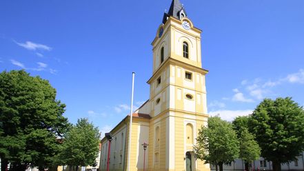 Parish church in Müllrose in the Schlaubetal valley in Oder-Spree