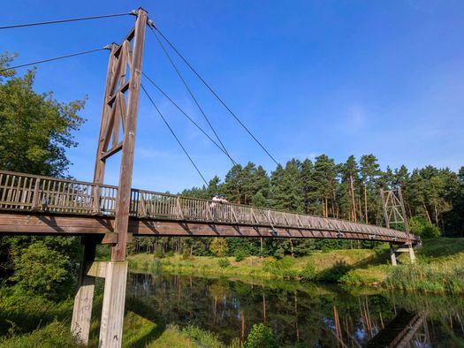 Holzbrücke an der Kersdorfer Schleuse in Oder-Spree
