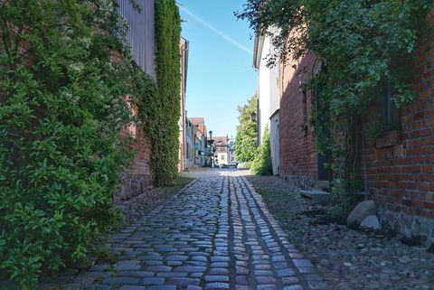 Gasse in der Altstadt Storkow (Mark)