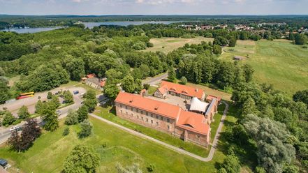 Burg Storkow von oben