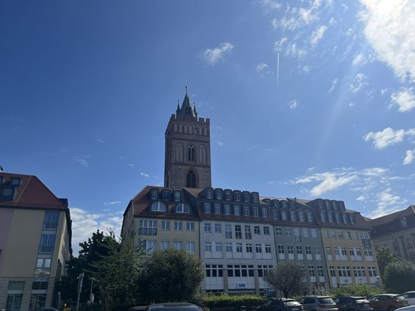 Blick auf den Turm der St. Marienkirche Frankfurt (Oder)