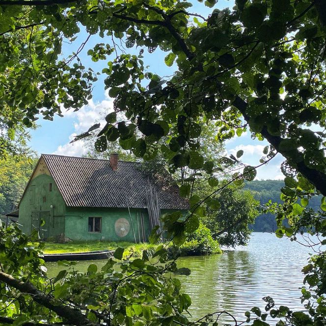 Hammersee Fischerhaus im Sommer